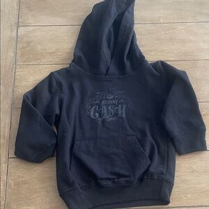 Johnny Cash Kids Black Hoodie